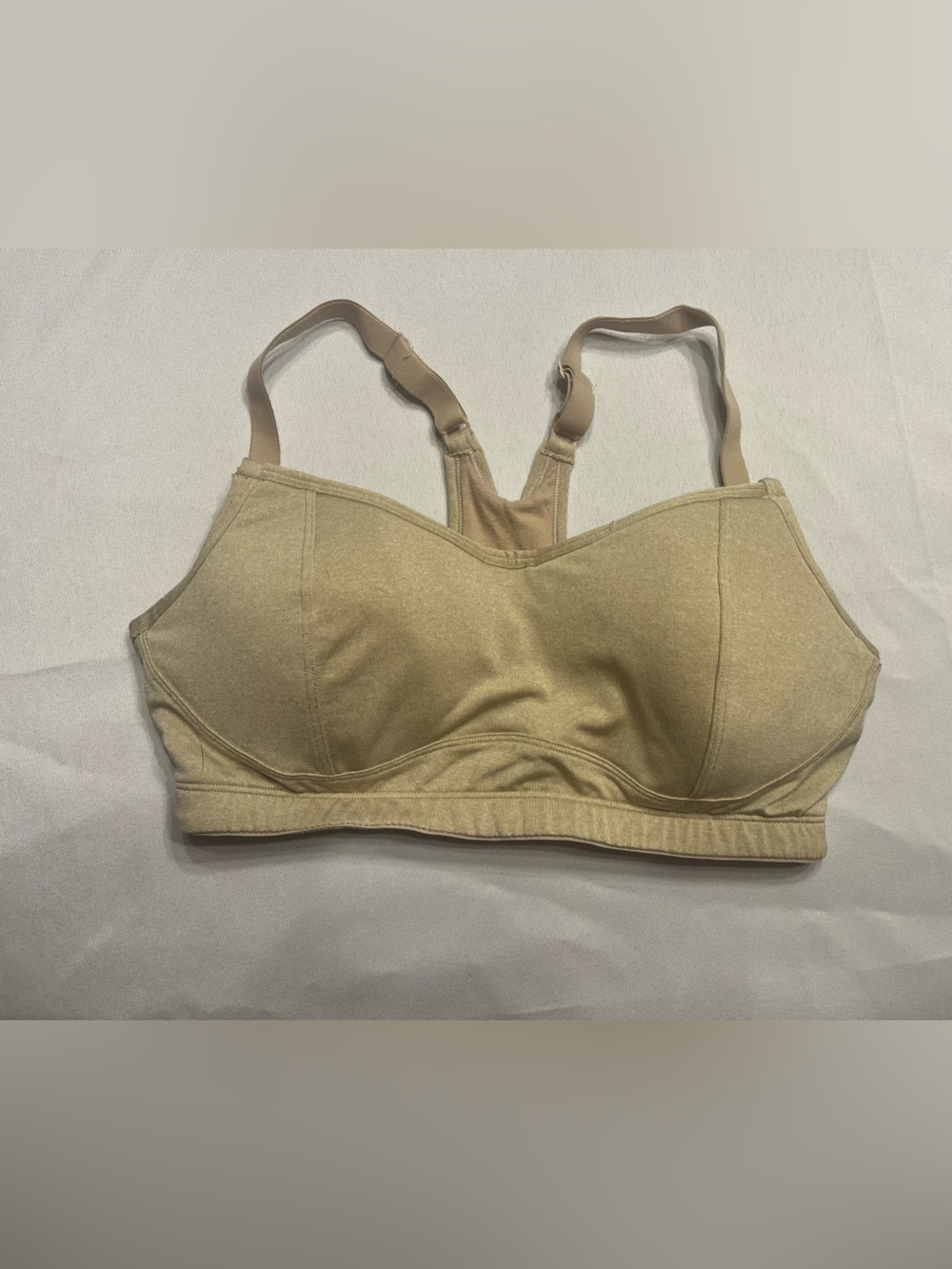 Everyday Seamless Tan nursing bra